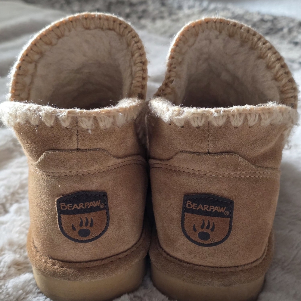 BearPaw Tan Moccasin Shoes - Picture 4 of 5